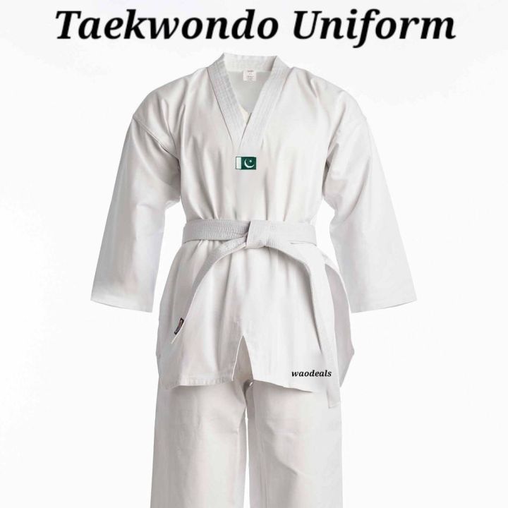 Taekwondo%20Uniforms%20WTF%20Approved%20Tae%20Kwon%20Do%20Uniform%20Poly%20Cotton%20Martial%20Kids%20Taekwondo%20Dress%20Youth%20TKD%20Student%20Kung%20Fu%20Costumes%20Uniform%20-%20Image%202