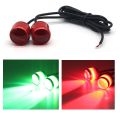 two-in-one set highlight flashing motorcycle led eagle eye counterattack light with bracket LED brake warning light. 