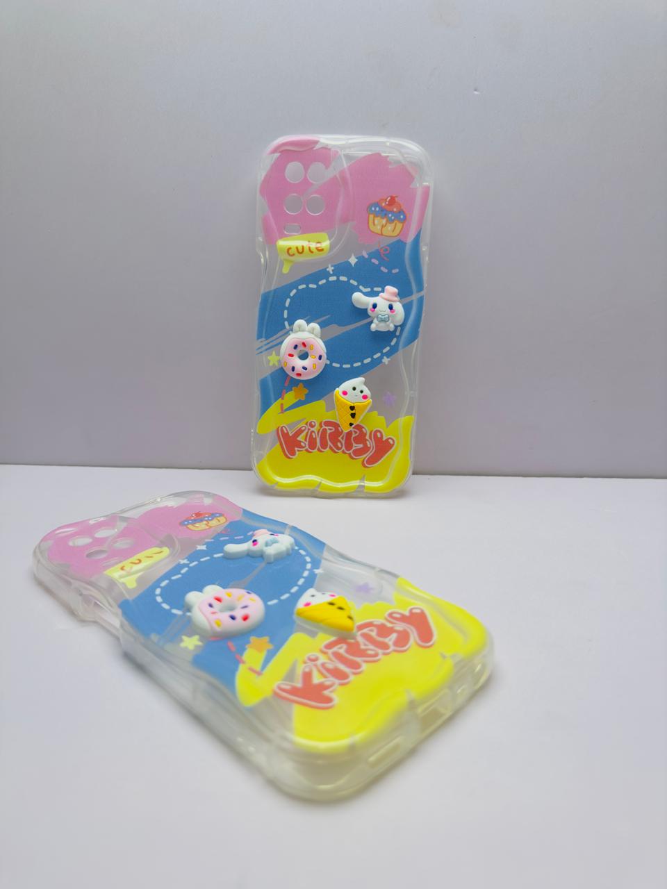 Lahore Mobile Case for Oppo A54 Back Cover Colorful Wavy Phone Cases - Luxerey Back Cover - Creative Lovely 3D Doll -Girls Back Cover 3