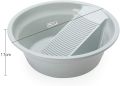 Washboard Washing Clothes Hand Wash Board - Compact Bucket, Basin for Laundry. 