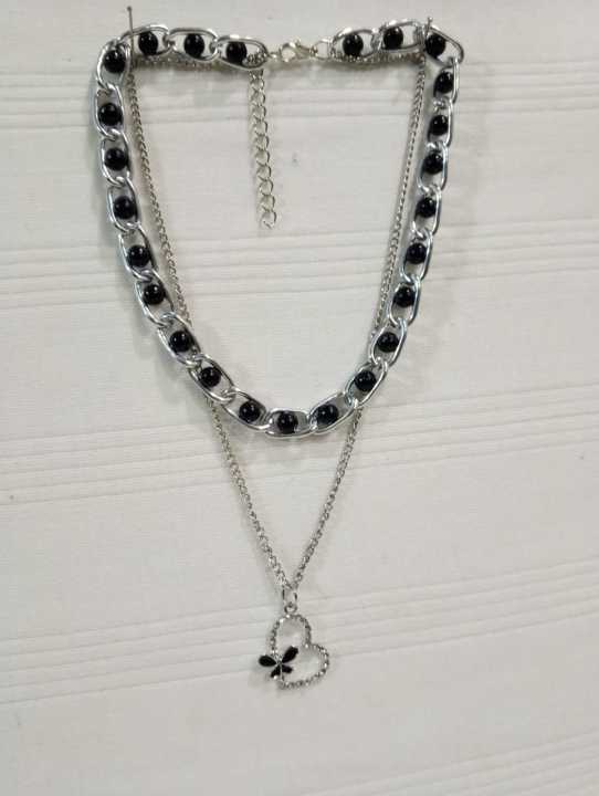 Elegant%20Multi%20Layered%20Chains%20Designer%20Necklace%20-%20Image%209