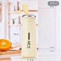 NICE 400ml Water Bottles Glass and Plastic | Double Wall Vacuum Insulation Hot & Cold Thermos Flask | Easy to Carry Travel Water Bottles. 