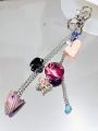 Cute, Unique, Pink Theme Elegant Keychains, Phone Charms, Bag Tussles | Fashion Hanging Jewelry of Chains, Charms, Beads | Random Style Jewelry | Fashion Accessories | Bag Tussles | Beautiful and Lightweight Jewelry | Trendy Looks. 