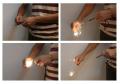 Flint Rod Fire Starter for Camping and Hiking. 