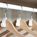 6/12/2450 Pcs Mini Clothes Hanger Connector Hooks Cascading Plastic Wardrobe Organizer Holder Space Saving Closet Connector Rack. 