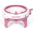 Sentro Knitting Machine 48 Pin with Row Counter and Plain/Tube Weave Conversion Key, Efficiently DIY Scarf Hat Sock. 