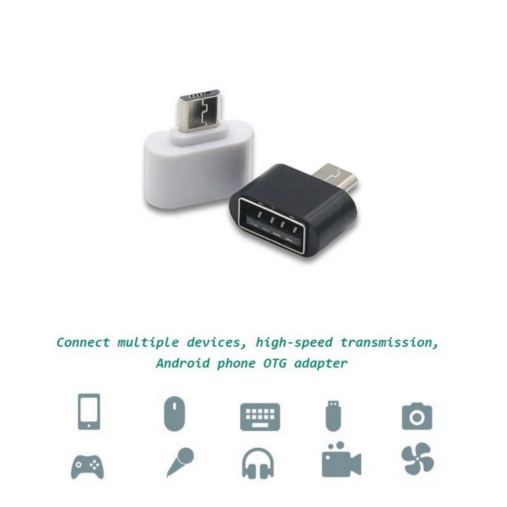 OTG Connector for Connects your smartphone with a USB, Keyboard , mouse , Data USB etc