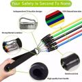 Power Exercise Resistance Band Set for Pull Up  Body Fitness & Workout Loop Bands with Door Anchor. 