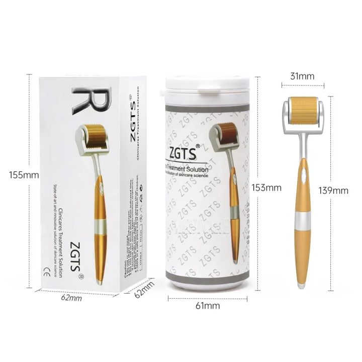 ZGTS%20Professional%20Gold%20Plated%20%20Needles%20Titanium%20Alloy%20Derma%20Roller,%20Gold.%20-%20Image%209