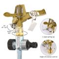 Garden Sprinkler Spike Lawn Grass 360 Degree Adjustable Rotating Water Sprayer For Garden Irrigation System. 