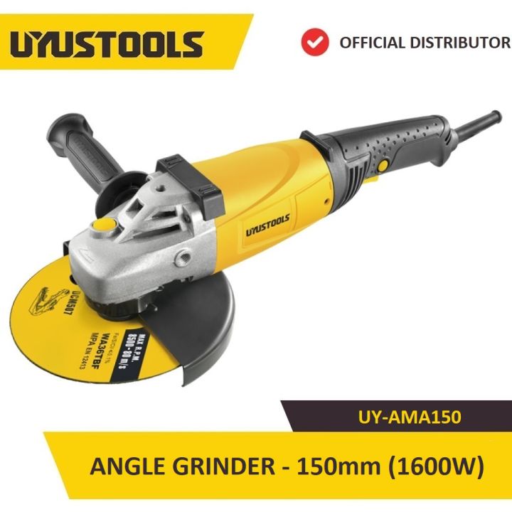 UYUSTOOLS - Angle Grinder 150MM (1600Watt) UY-AMA150