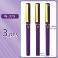 3/6pcs Purple Ink Gel Pens,, 1.0mm,for Writing, Large Capacity Refill, Office Supplies Back To Sochool Kawaii School Supplies. 