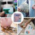 ETQT book envelope money simpanan buku saving simpan duit planner Mini Money Saving Binder 150 300 500 1000 PVC Envelope Challenge Fun Way Durable Savings Challenges Book Kids. 