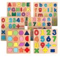 "Wooden ABC Alphabet Puzzle Board for Kids - Educational Toys with Wooden Letters, 123 Counting, and Shapes - Colorful Wooden Alphabets and Shapes for Early Learning - Perfect for Toddlers and Preschoolers". 
