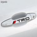 TRD Car Door Handle Sticker Black - Car Decoration Vinyl Decal. 