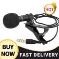 1.5 meter Recording Microphone with 3.5mm jack, Microphone Lav Lecture Mic Collar Mic. 