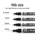 Electroplating Mirror Silver Marker Paint Pen Chrome-plated Metal Waterproof Tire Ceramic Touch-up Paint Pens 1mm/3mm Nib 1Pcs. 