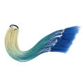 Twist Braid Hair Tie Trendy Grungy Dirty Ponytail Wig Colorful Little Braided Ponytail for Party Costume Cosplay Festival Daily Wear. 
