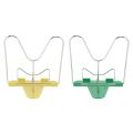 Adjustable Angle Foldable Portable Reading Book Stand Document Holder - green. 