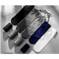 Summer thin male silk socks breathable medium tube black business socks. 