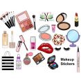 Makeup Stickers for Mobile - Makeup Stickers for Laptop Pink Stickers Girls Sticker Makeup Box Decorate Stickers 2 inch X 2 Inch each sticker Size Pack Of 20 Stickers. 