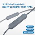 Upgraded HD KZ Waterproof Aptx Bluetooth Module Plus Detachable Cable. 