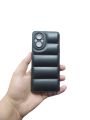 OPPO F21 Pro 5G Back Cover Soft Puffer Down Jacket Camera Protection Phone Case. 