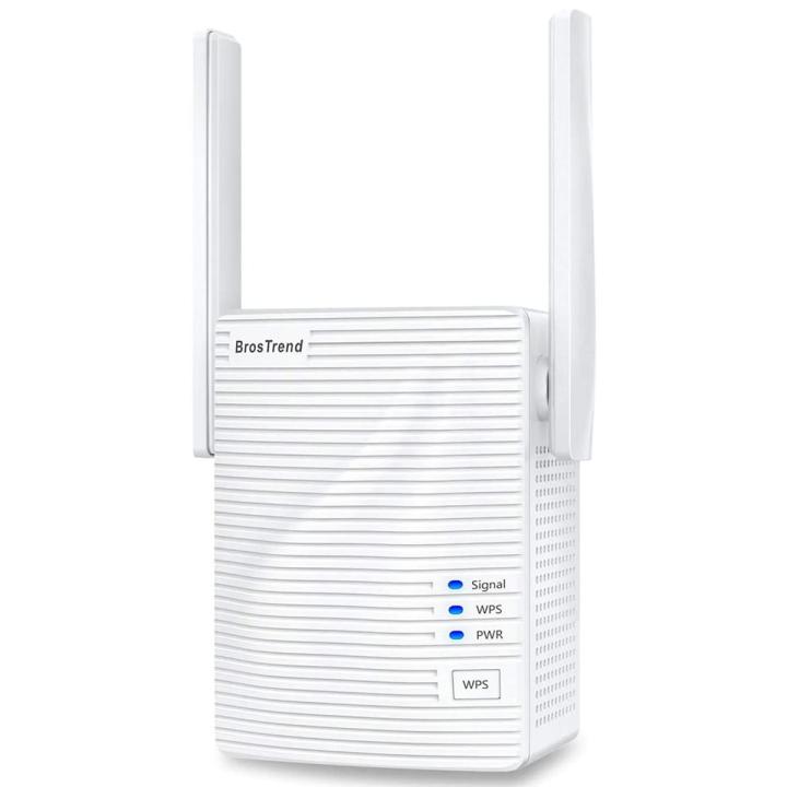 BròsTrênd AC1200 WiFi to Ethernet Adapter Converter for Printer, Smart TV, Game Console, Playstation, Xbòx, Blú-Ráy Player, WiFi Brídge Dual Bánd Wireless 5GHz 867Mbps + 2.4GHz 300Mbps, w/ RJ45 Port