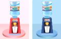 Kids mini water dispenser toy (USABLE). 
