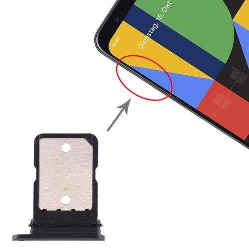 Google Pixel 5 SIM Tray Replacement Black