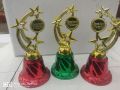 gold trophy plastic 11 inch size. 