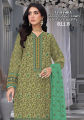 Al-Hamra Grace Classic Lawn Unstitched 3 Piece Suit DN# 811-B. 
