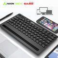 Ajazz Wireless Bluetooth Keyboard - 2.4GHz Wireless Keyboard - Compact Keyboard - 79-Key - Bluetooth Keyboard for Mac/Windows/Android/IOS - Wireless Bluetooth - Slim & Sleek - Wireless Keyboard - Smartphone Holder - 320i Bluetooth Keyboard. 