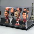 Football fan Real Madrid C Barcelona Messi Neymar Salah gift star doll playing puppet handmade model. 