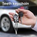 Mouth Mirror Tooth Key Holder Dental Hygienist Keychains Decorative Backpack Pendant Keyring. 