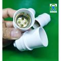 DreamsMart Pack of 2pcs HQ Pin B22 Holder for AC DC Pin Lock Light Bulb Lamp Socket Adapter Energy Saver LED Light Holder. 
