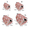 Squirrel Nest Cartoon Pattern Keep Warmth Soft Texture Small Animal Hamster Squirrel Nest House Pet Product. 