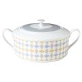 IKEA Serving Bowl with Lid Multicolor Pattern. 