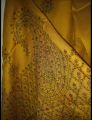 Pink embroidered Pashmina Stole. 