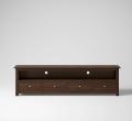 TVUNIT104 - Sheesham Wood Dark Brown Polish Finish TV Console Entertainment Unit Living Room Table TV Bedroom Furniture Desk. 