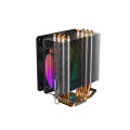 Boost Frost RGB Air Cooler - 120mm Fan, 1500 RPM, 185W Heat Dissipation, 4-Pin PWM, ARGB Lights. 