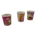 50pcs Multipurpose Disposable Paper Glass Or Cups, Ice Cream Cups 140ml 5oz. 
