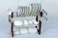 Crockery Stand / Plate Stand / Premium Quality Dishrack with Glass and Spoon/Cutlery Stand / Dish Dryer with Glass & Spoon Stand. 