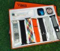 Y20 Ultra Smart Watch With 7 Straps 49mm Large Screen Wireless Charging Waterproof Watch. 