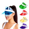 Women Men PVC Transparent Children Summer Plastic Unisex Sunscreen Caps Baseball Cap Sport Empty Top Hats. 