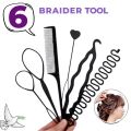16/6Pcs Hair Style Braider Tool Set & Professional Salon Hair Comb Set Hairdressing Combs Set- Fashion Hair Accessories. 
