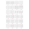 French Manicure Nail Art Designs Stickers, Self-Adhesive Nail Tips Guides for DIY Decoration Stencil Tools. 