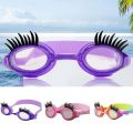 PC Children Eyelash Swimming Goggles New Anti-fog Waterproof Eyelash Goggles Silicone HD Swimming Goggles. 