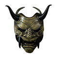 Japanese Assassin Mask Halloween Creepy Face Mask Latex Cosplay Party Props. 