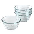 (Set of 4) PYREX® 6-oz Custard Cups Bakeware Set. 